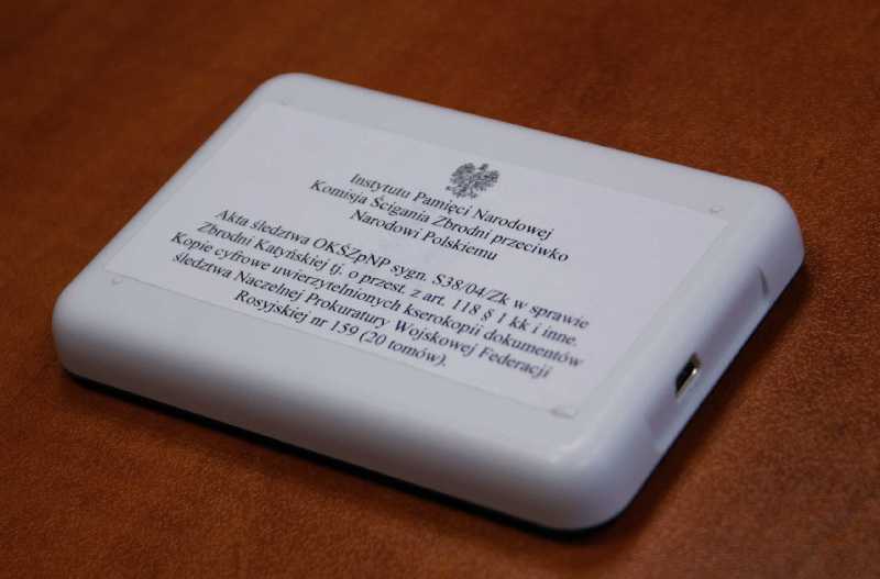 Digital copies of documents related to the Katyń Massacre