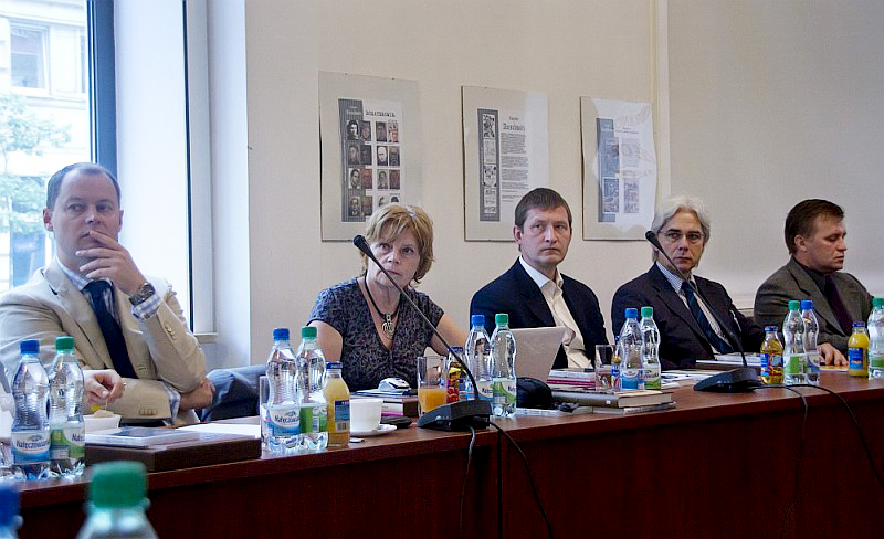 From the left: Marcel Floor, Teresė Birutė Burauskaitė, Andris Šillers, Joachim Förster, Toomas Hiio From the left: Marcel Floor, Teresė Birutė Burauskaitė, Andris Šillers, Joachim Förster, Toomas Hiio