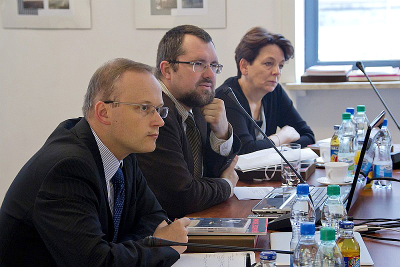 From the left: Łukasz Kamiński, Władysław Bułhak, Agnieszka Rudzińska From the left: Łukasz Kamiński, Władysław Bułhak, Agnieszka Rudzińska