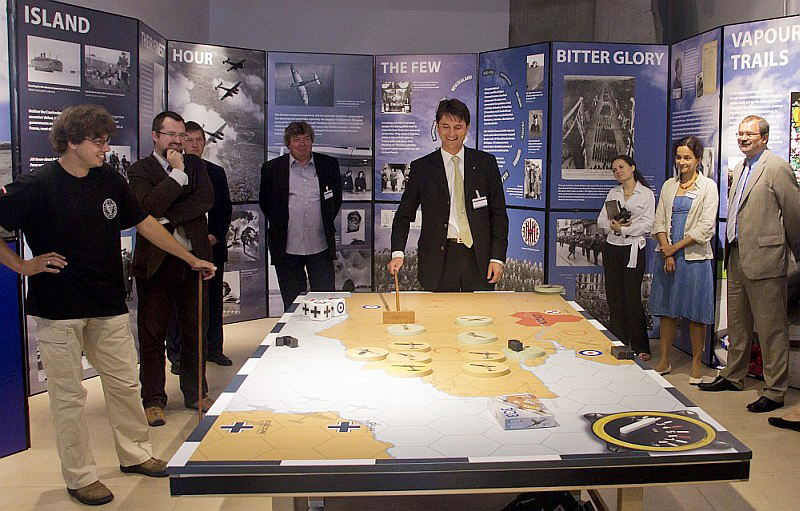 During the break the participants played the IPN's "303" game During the break the participants played the IPN's "303" game