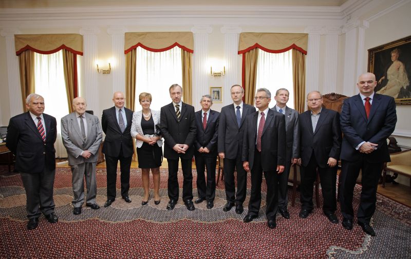 Minister Zdrojewski and Members of the Council, photo: Danuta Matloch, Ministry of Culture