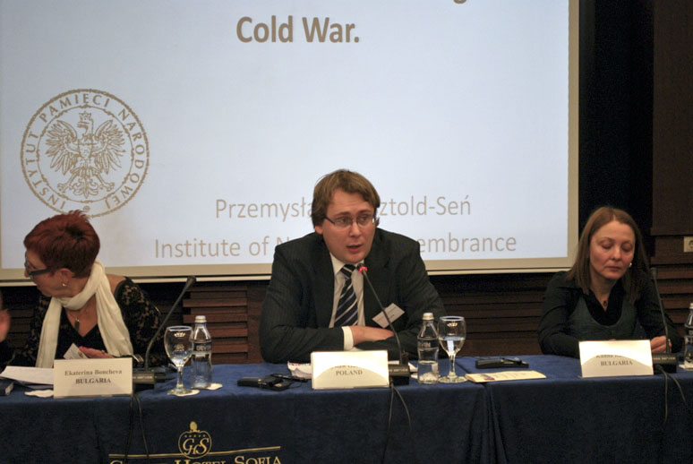 Przemysław Gasztold-Seń during the round table discussion Przemysław Gasztold-Seń during the round table discussion