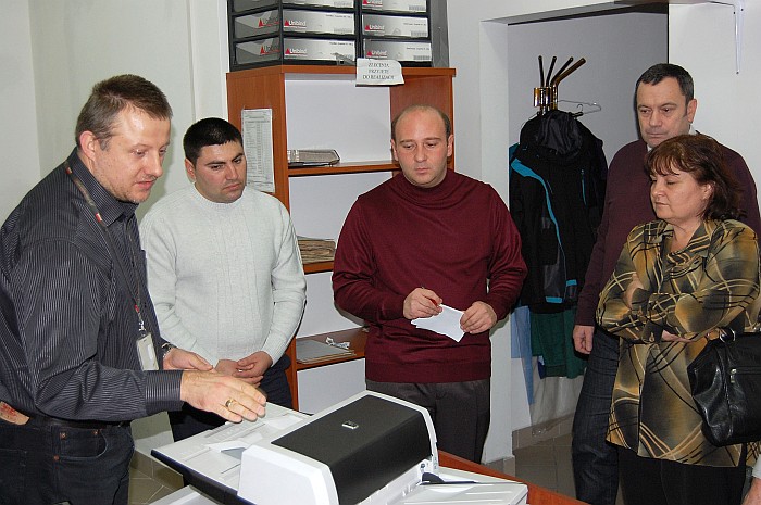 Visiting the Reprographic Unit, Cracow