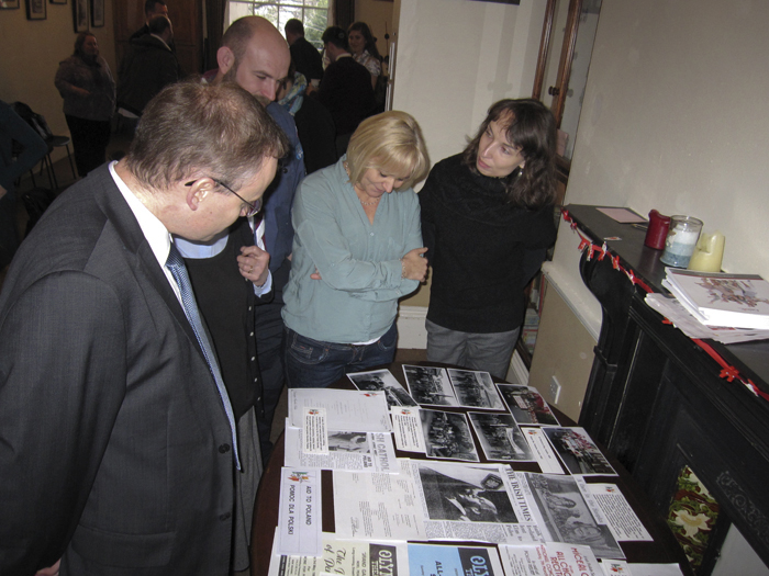 Presentation of Irish Polish Society's materials