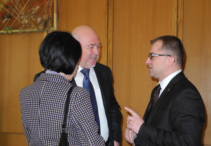 From the left: prof. Yuri Szapował and dr. Jerzy Bednarek From the left: prof. Yuri Szapował and dr. Jerzy Bednarek