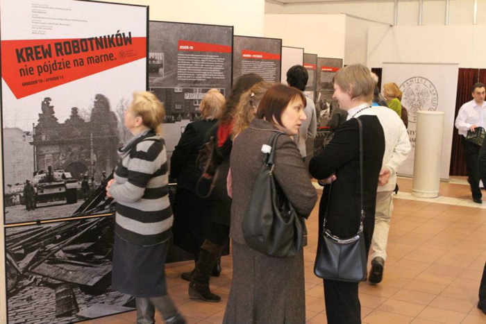 Opening of the exhibition „ Blood of the workers will not have been spilled in vain” Opening of the exhibition „ Blood of the workers will not have been spilled in vain”
