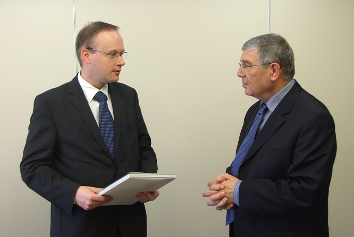 Dr. Łukasz Kamiński and Avner Shalev