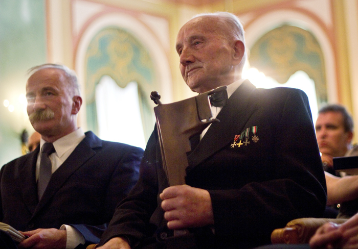 Zygmunt Goławski from Siedlce (on the right) said that all his life he was a free man, that is why he could afford the fight against communism. “I was also free in prison” - he said.