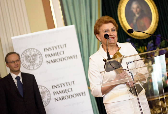 Urszula Łukomska, a teacher from Złoczew created the House of Memory, in which she has collected materials related to the tragic fate of the city in 1939.