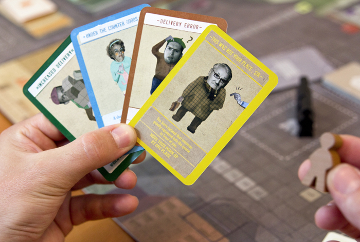 English "Queue" cards