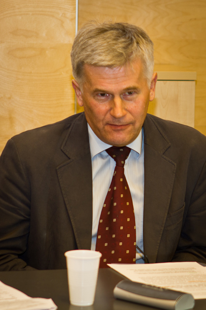 Profesor Zbigniew Stawrowski of the Institute of Political Studies of the Polish Academy of Sciences gave a lucture for the Tunisian delegation.