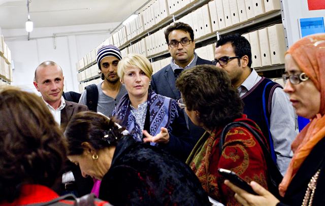 Visit to the IPN's archives