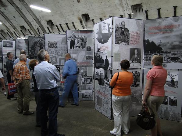 Invited guests watch the ceremony opening