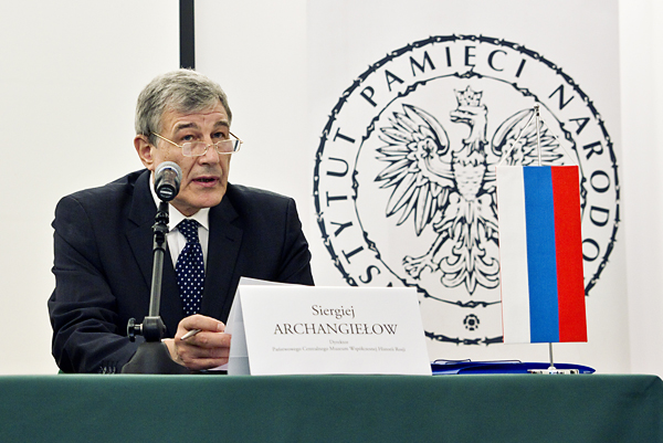 "Russians are very interensted in Polish methods for identification of victims of mass repression" said Sergey Arkhangelov