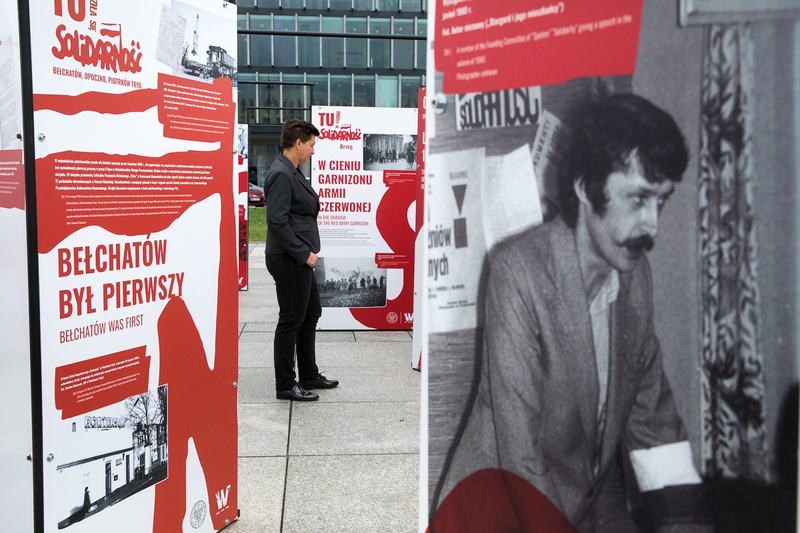 "This is where 'Solidarity' was born" exhibition in Warsaw