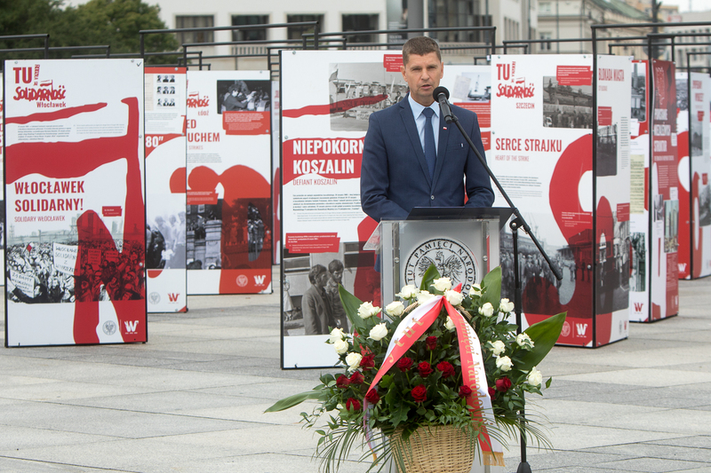 "This is where 'Solidarity' was born" exhibition in Warsaw