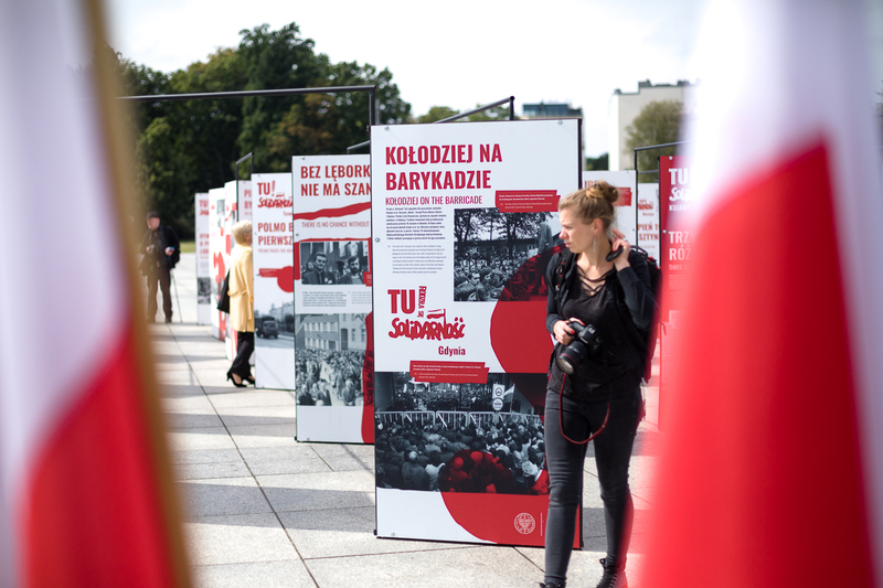 The opening of "This is where 'Solidarity' was born" exhibition in Warsaw