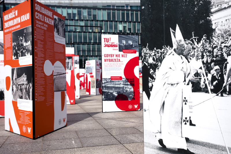 The opening of "This is where 'Solidarity' was born" exhibition in Warsaw