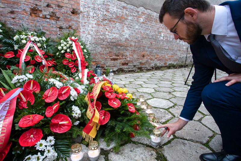 Celebrations in Rakowiecka Street