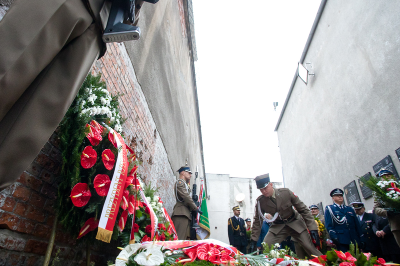 Celebrations in Rakowiecka Street