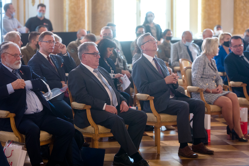 Deputy President of the IPN, Jan Baster at the opening of the scientific conference  "General Władysław Anders. A soldier and a politician – on the 50th anniversary of his death”–