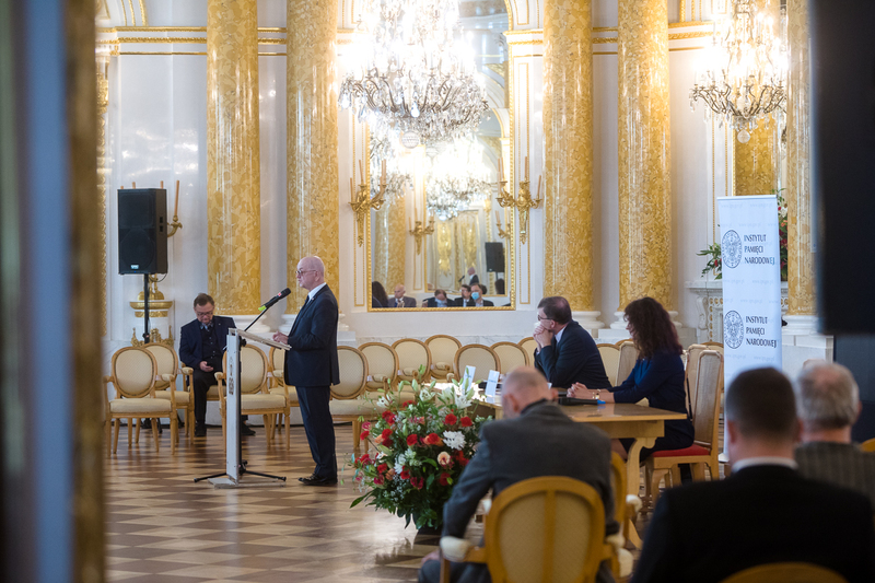 Prof. Włodzimierz Suleja at the scientific conference "General Władysław Anders. A soldier and a politician – on the 50th anniversary of his death”