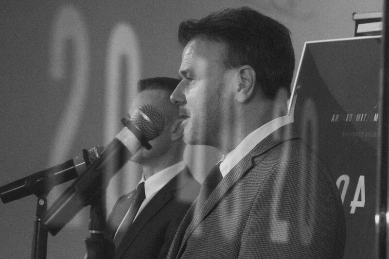 Director Adam Hlebowicz during the briefing (photo: Sławek Kasper)