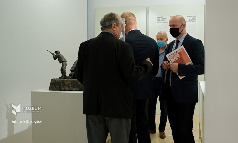 The opening of "The Image of Treblinka in the Eyes of Samuel Willenberg" exhibition in Częstochowa