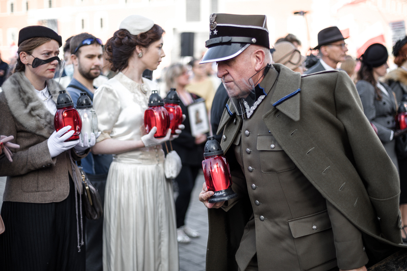 The 13th Katyn March of Shadows, Warsaw 20 September 2020