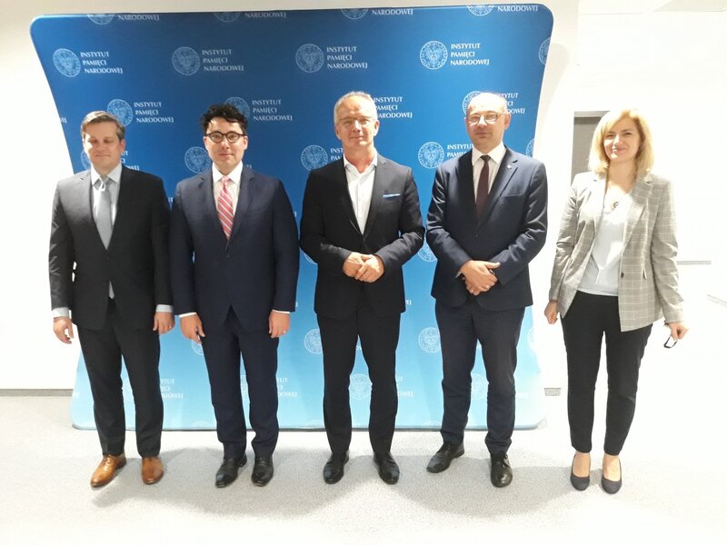 The IPN's Deputy Presidents meet with the leadership of the Victims of Communism Memorial Foundation