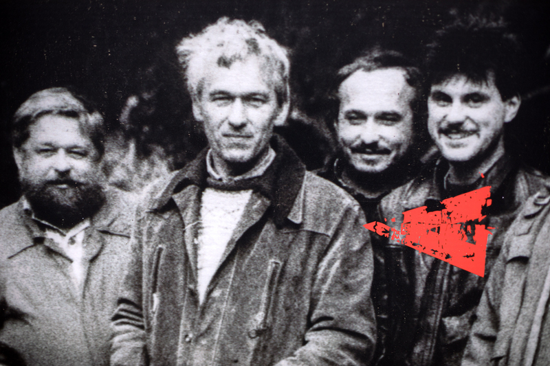 A plaque commemorating Kornel Morawiecki unveiled