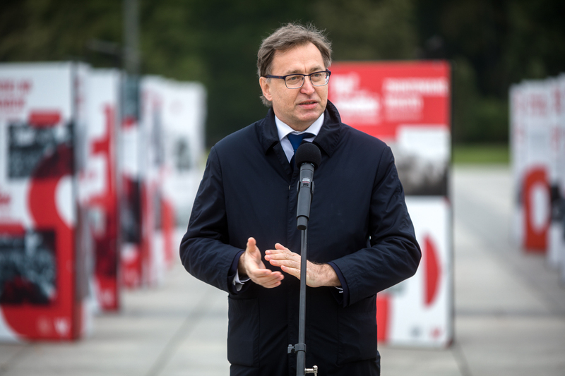 President of the IPN Jarosław Szarek, Ph.D. during the event President of the IPN Jarosław Szarek, Ph.D. during the event