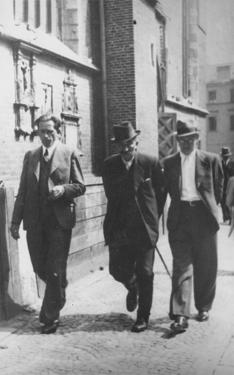 Stanisław Mierzwa, Wincenty Witos and Józef Marcinkiewicz, Cracow 1939