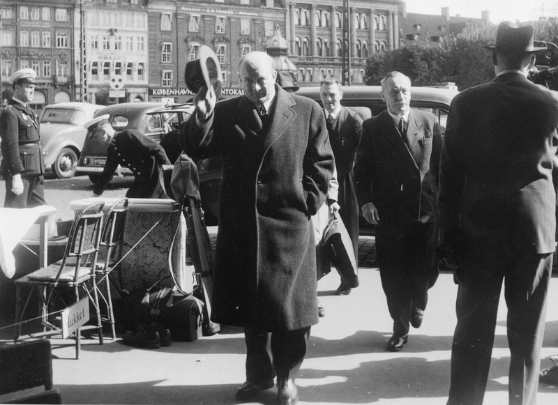 Stanisław Mikołajczyk in Copenhagen, 1956