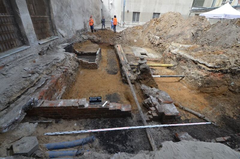 Exploration work in Warsaw-Mokotów Prison.