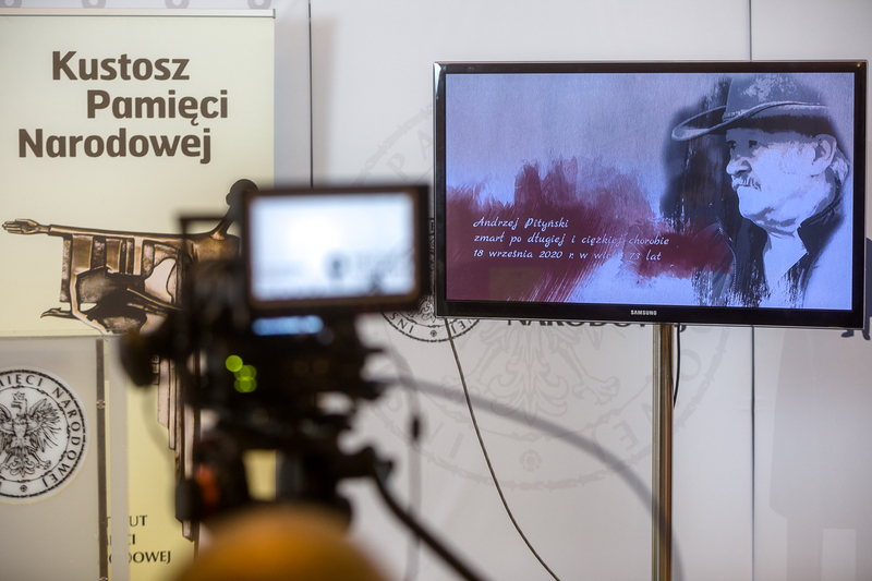 "Custodian of National Memory" Prize press conference, 25 November 2020 photo: Sławek Kasper IPN