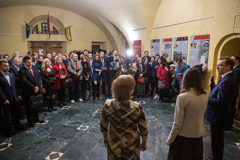 The opening of the "Order No. 00485. Anti-Polish Operation of the NKVD in Soviet Ukraine 1937-1938" exhibition, Kiev – 20 November 2019