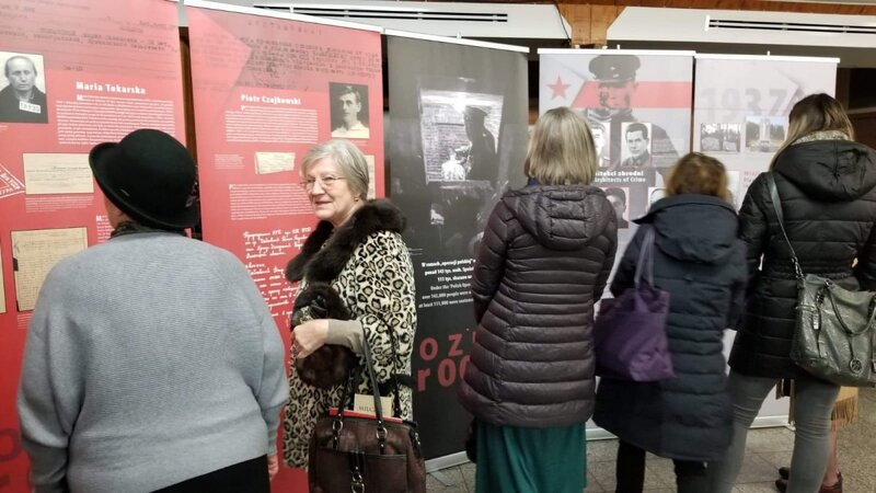 The opening of the "Order No. 00485. Anti-Polish Operation of the NKVD in Soviet Ukraine 1937-1938" exhibition - New York - 17 November 2019, Clark – 20 November 2019