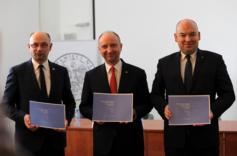 Press conference on the occasion of the European Day of Remembrance for the Righteous (fot. Marcin Jurkiewicz/IPN) Press conference on the occasion of the European Day of Remembrance for the Righteous (fot. Marcin Jurkiewicz/IPN)