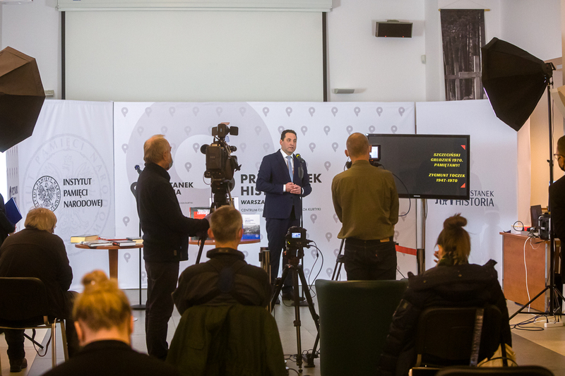 The IPN's press conference on December 1970 commemoration projects