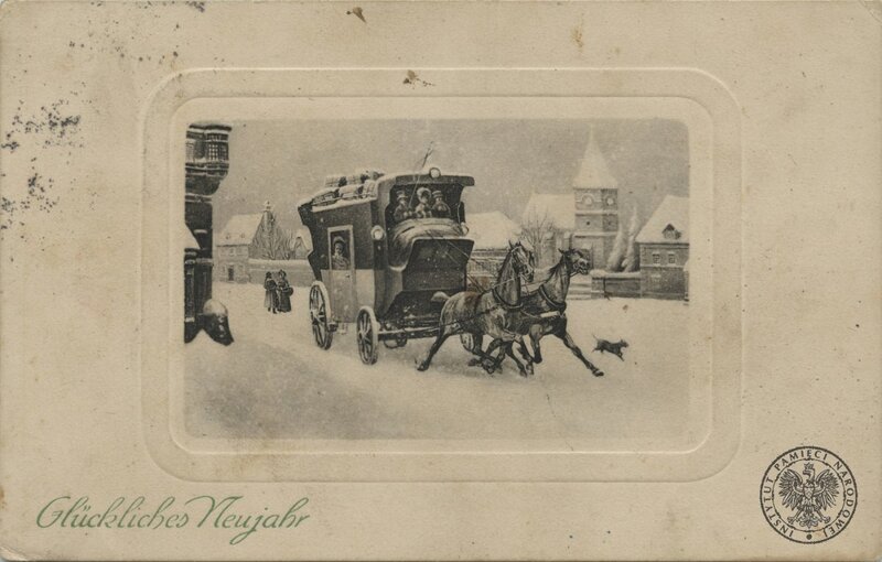 A IPN Ki 297/1 / KE [k. 2] - Christmas postcard printed in Germany - 1914. Private donation: Kazimierz Bartel