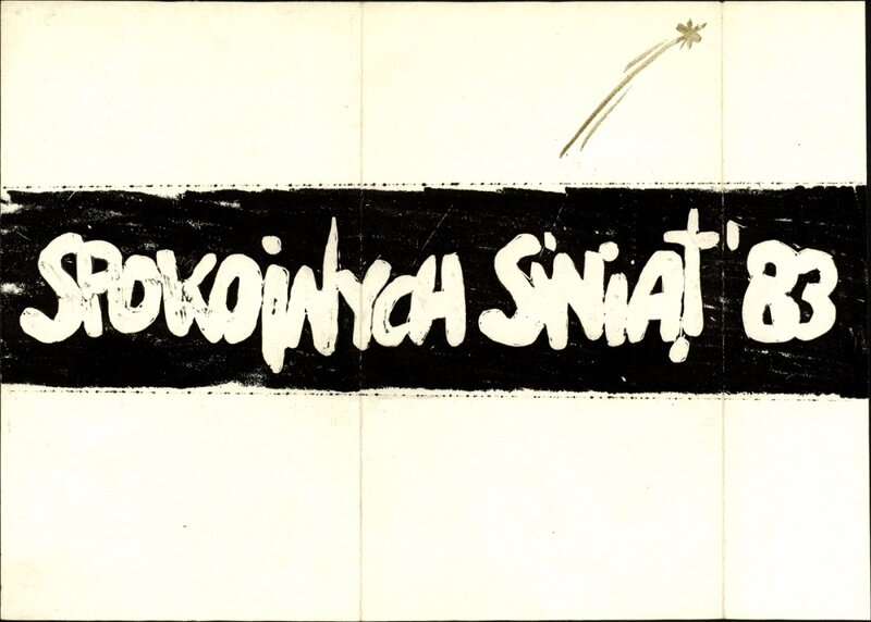 Christmas card from 1983, printed by solidarity circles. From the collection of the IPN Archive in  Cracow.