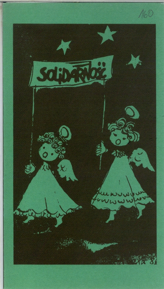 Christmas card from the 1980s. AIPN Łódź