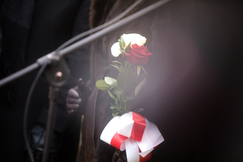 Lidia Lwow-Eberle's funeral ceremony, Warsaw 22 January 2021; Photo: Sławek Kasper