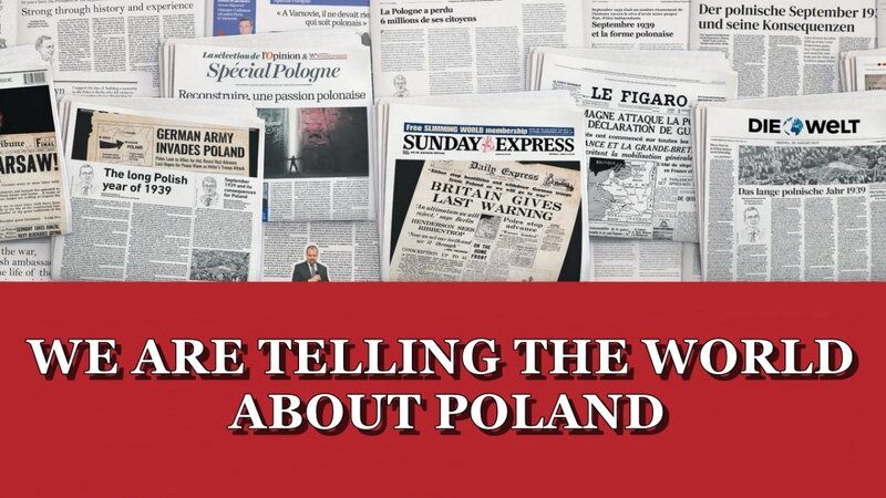 "We Are Telling the World about Poland" campaign image