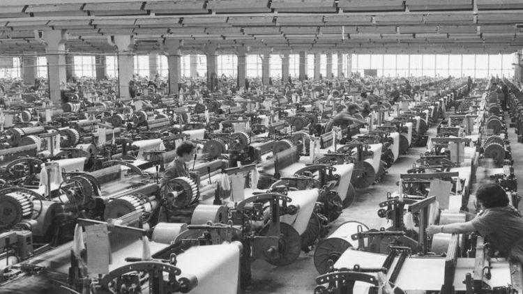 One of the textile plants in Łódź