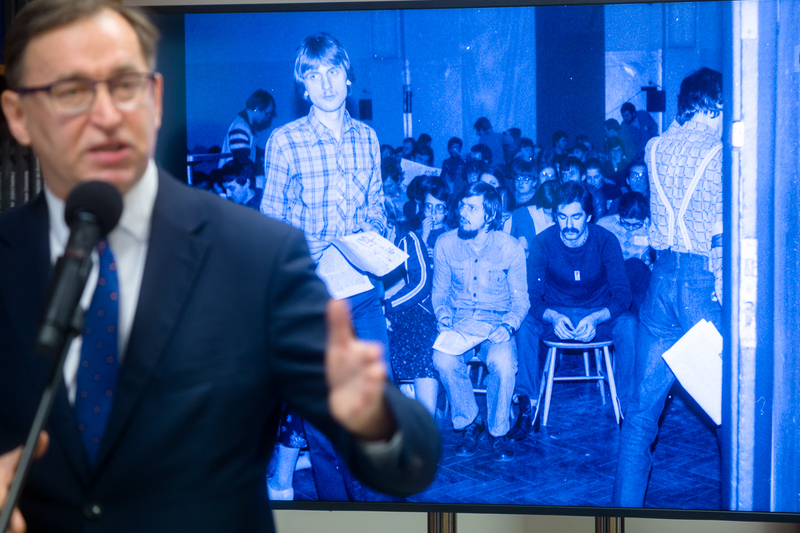 Press briefing of 17 February (photo: Sławek Kasper, IPN)