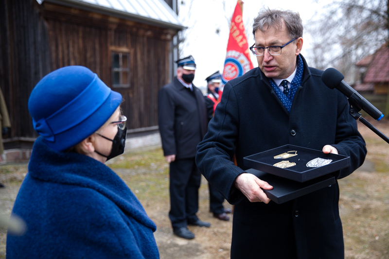 The IPN's head commemorating the anti-communist resistance in Ciechanów and nearby villages