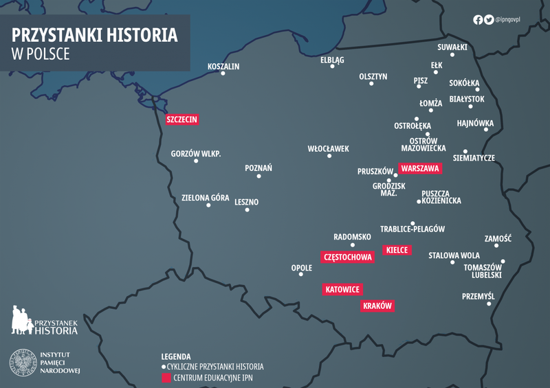 NexStopHistory centers in Poland