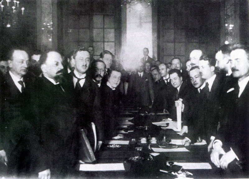 Signing of the Treaty of Riga